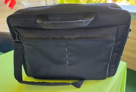 🚀 Laptoptasche –schwarz – viele Fächer –erweiterbarer Boden