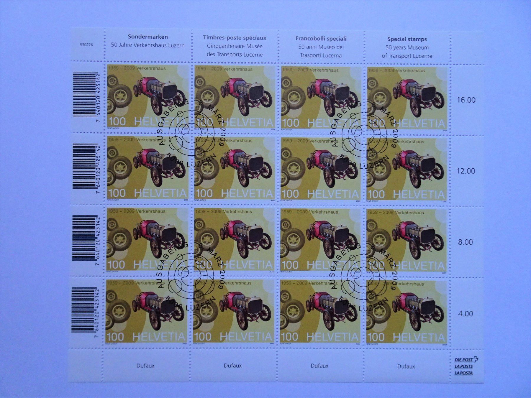 Tous les timbres: 2009 – Neuf (Voir description) à Aadorf par Chnorli-Furz