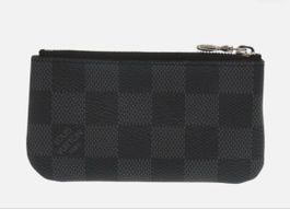 Louis Vuitton N60155 Damier Graphite Pochette / Coin Purse –