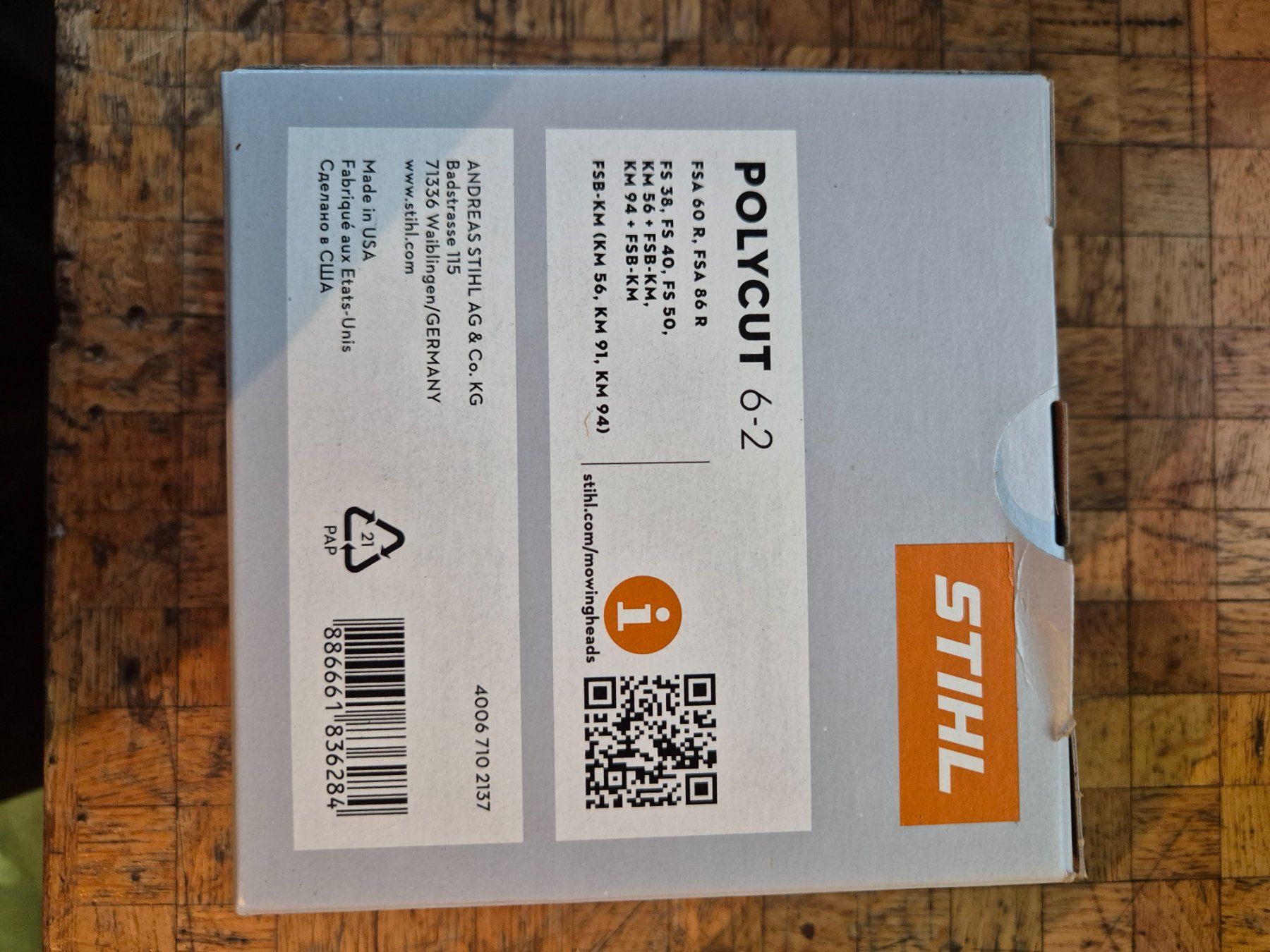 Stihl Tutti gli attrezzi: Stihl Polycut 6-2 – Nuovo e nell'imballaggio originale da attinghausen venduto da eliase99 2