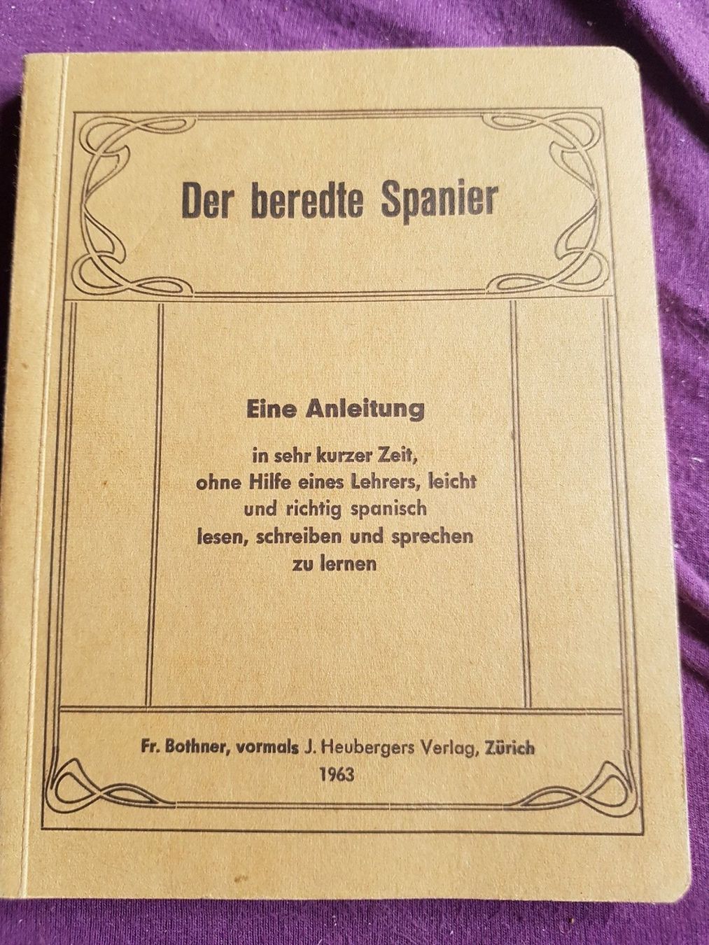 Livres: Der beredte Spanier B18 – D'occasion à Schwarzenburg par Flamingo07
