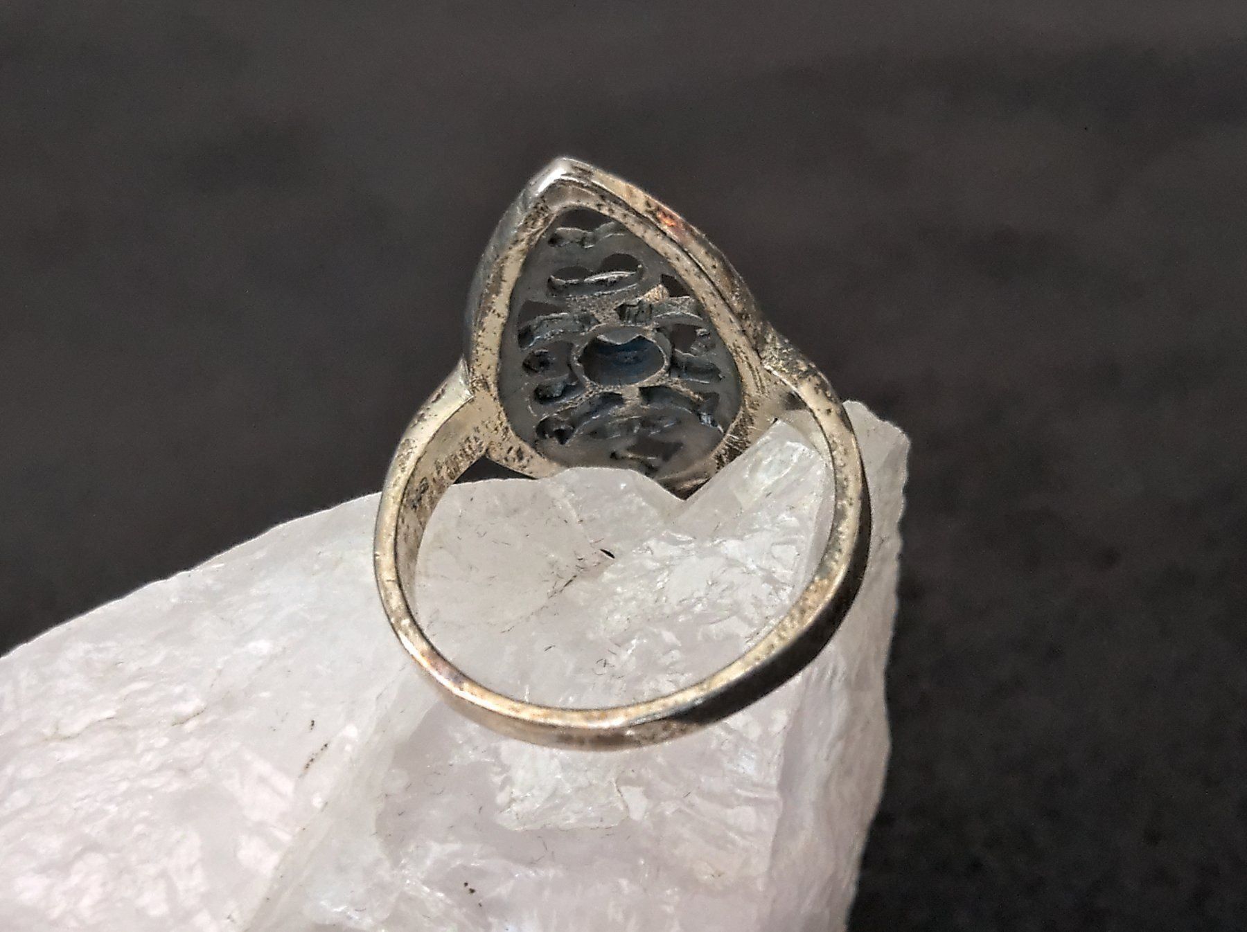 Anelli: Ring Silber 925 mit hellblauem Stein – Usato da Istighofen venduto da Ringparadies 2