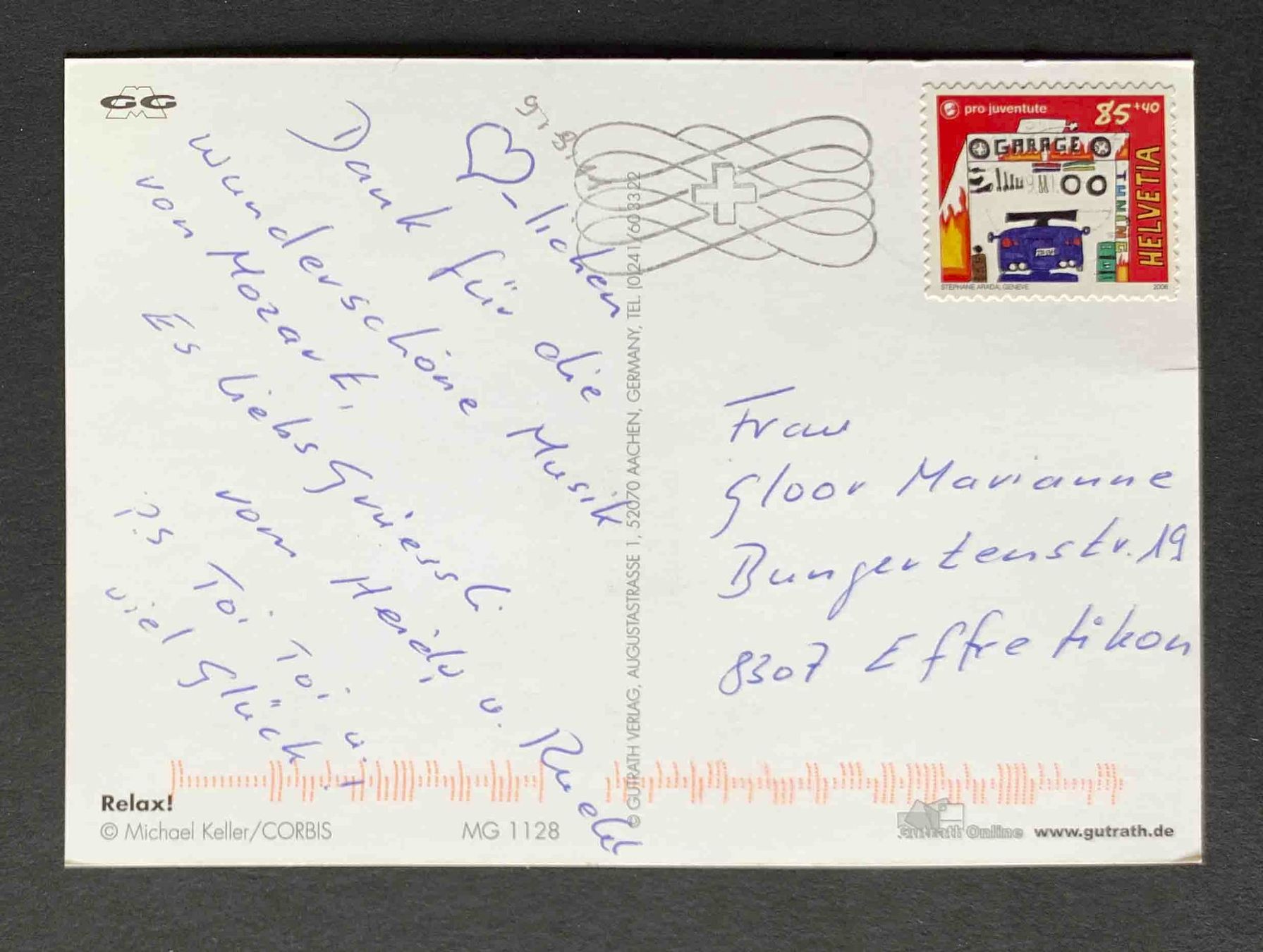 Cartoline postali: AK Relax Michael Keller COBRIS – Usato da Goldau venduto da artelier1 1