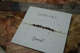 Armband Granat   Astro  Armband  Januar