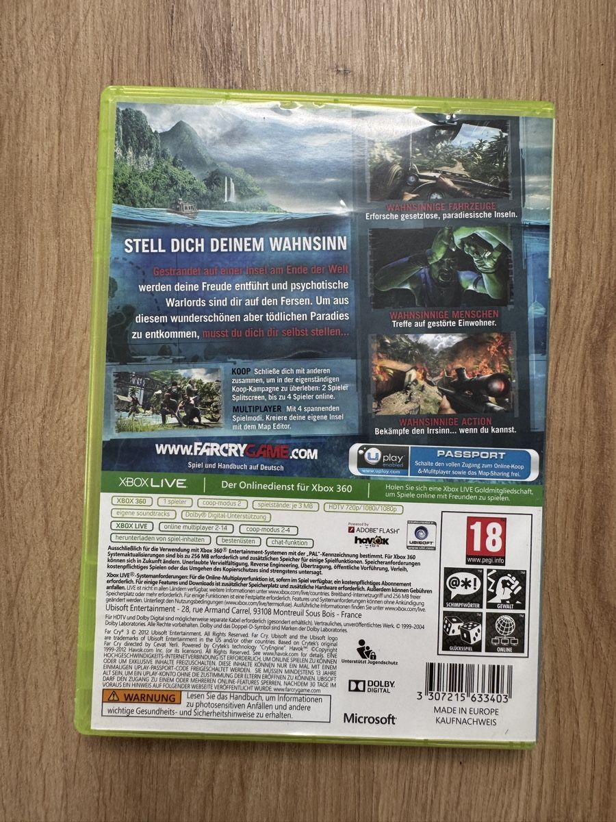 Microsoft Giochi: Far Cry 3 Xbox 360 Spiel gebraucht – Difettoso da Biberist venduto da etesummer 1