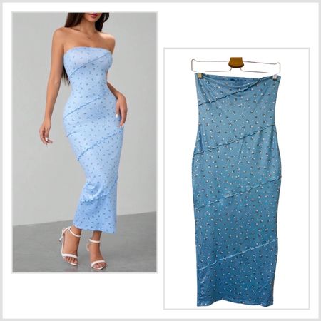 Sommerkleid /Blumenmuster Gr. XS/S NEU