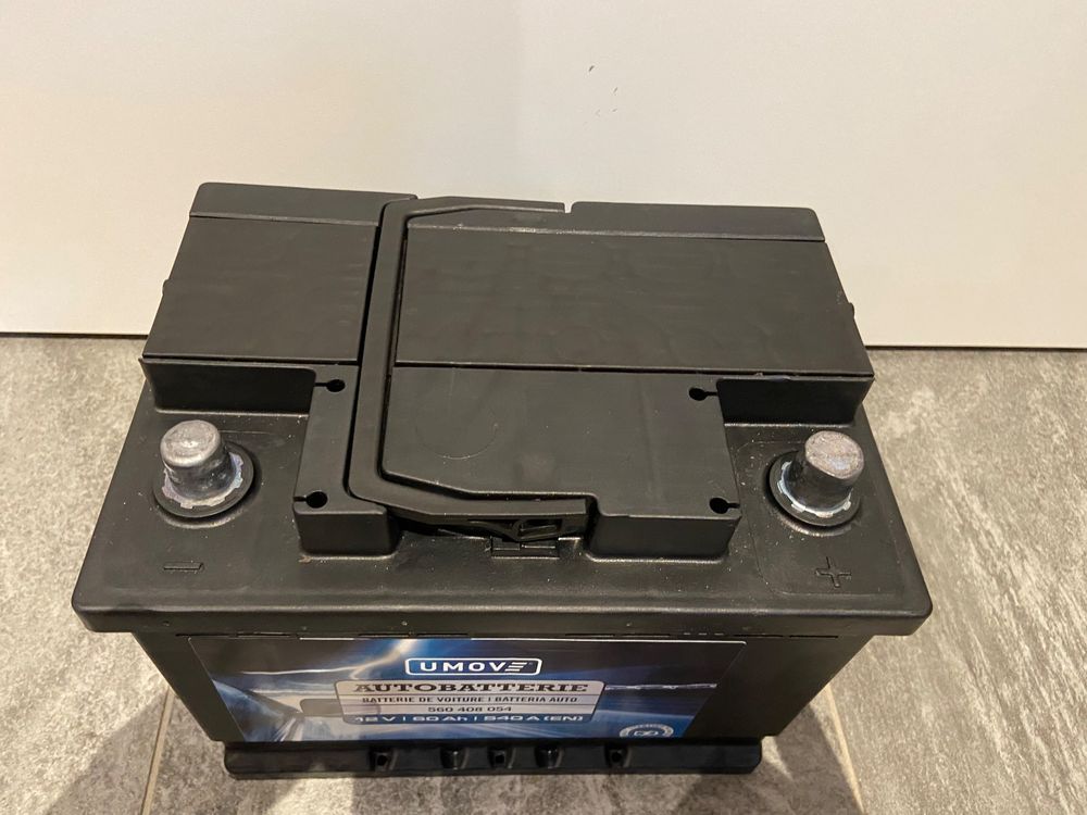 UMOVE Autobatterie 12V 60Ah 540a (EN) (NEU mit Garantie) Kaufen auf Ricardo