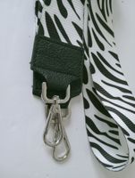 Taschengurt Zebra - Muster Schwarz - Weiss verstellbar