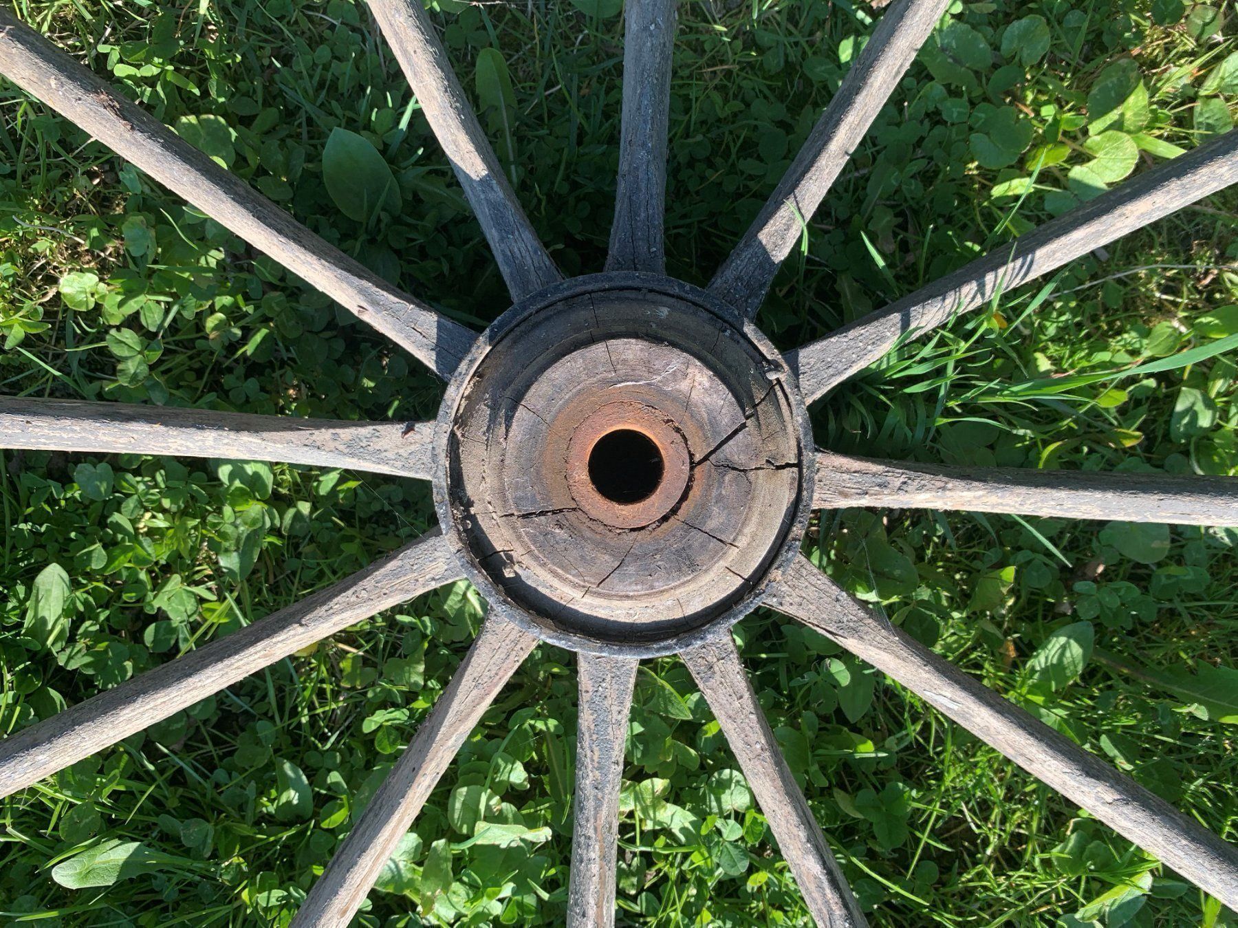 Carrozze: Zwei antike Wagenräder – Usato da Ebnat-Kappel venduto da pourlemerite 3