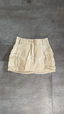 Cargo Minirock beige mit Taschen Grösse M