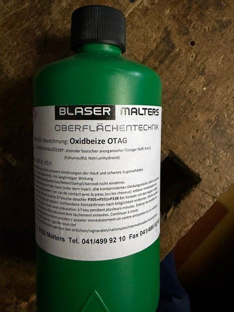 Pflegeprodukte: Oxidbeize Otag 0,5 Ltr – Neu und originalverpackt aus Ebmatingen von desalli
