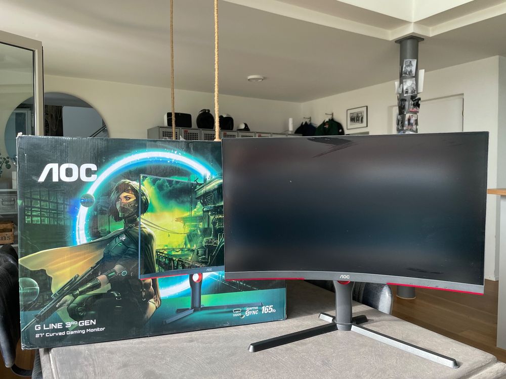AOC 165-Herz, curved Monitor | Kaufen auf Ricardo