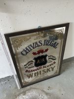 Wandspiegel Chivas Regal Whisky Werbespiegel Holzrahmen