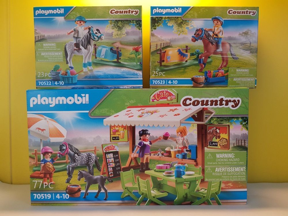 PLAYMOBIL 70519 Pony - Café Spielset für 12,99 € inkl. Prime-Versand (statt 25,48