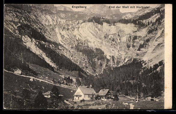 Ansichtskarten: AK Engelberg, End der Welt mit Horbistal – Gebraucht aus Berlin von bartko-reher