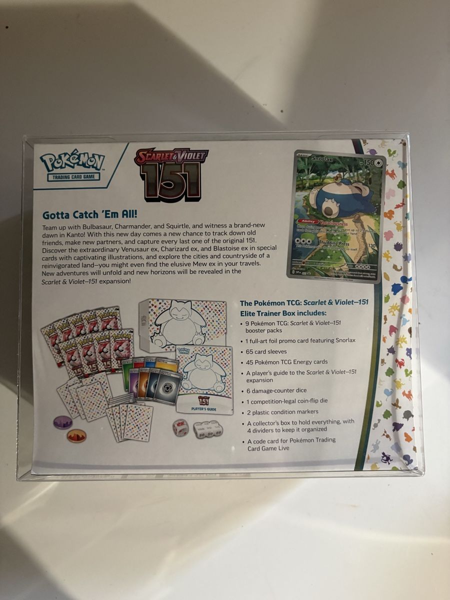 Pokémon Carte collezionabili: Pokémon - ETB 151 EN – Nuovo e nell'imballaggio originale da Bottens venduto da 100limites 2