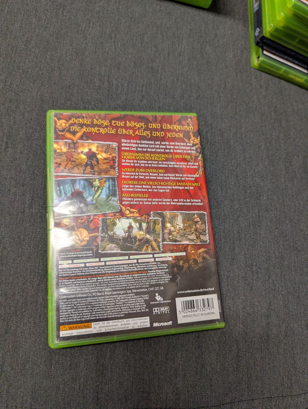 Giochi: Overlord Microsoft Xbox 360 – Usato da Giubiasco venduto da Ticinerd 1