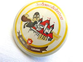 • Melide Swiss miniatur Lugano brosche  +Versand pin M2.23