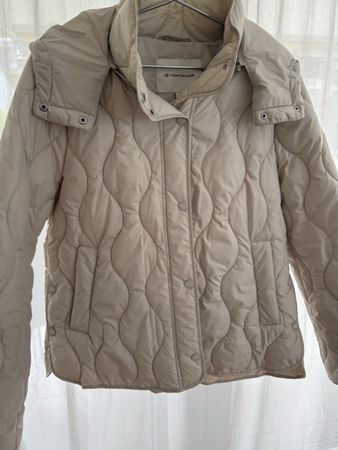 Übergangsjacke von Tom Tailor beige / Gr. M