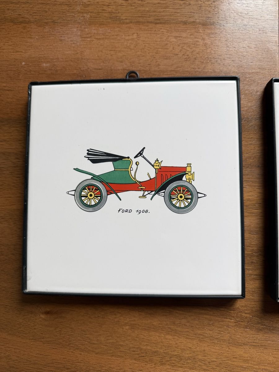 Alle Dekorationen: Wandbild Oldtimer Serie Mettlach 4er – Gebraucht aus Thayngen von laylay_xD 5