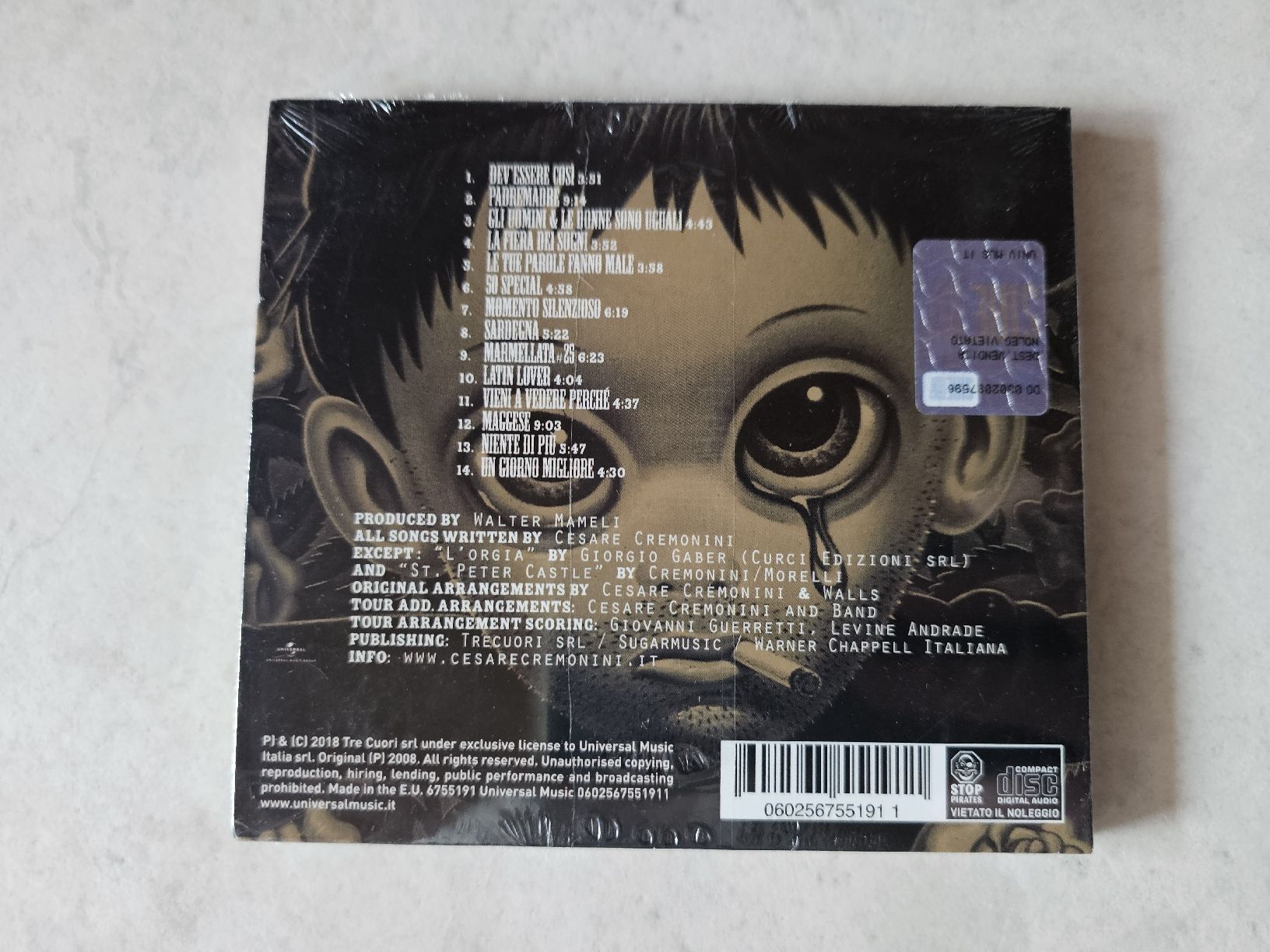 CDs: Cesare Cremonini  -  1+8+24  /  Fabrikneu – Neu und originalverpackt aus Schneisingen von backstore24 1