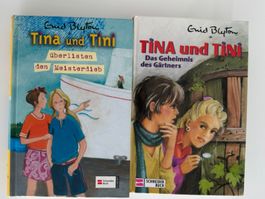 Tina und Tini, Enid Blyton, 2 Bände, Schneider Bücher