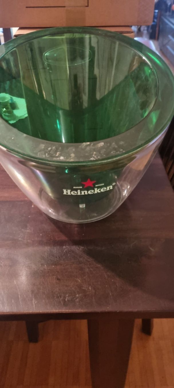 Altro: Champagnerkühler Heineken Bier Kühler Eisbox Eiswürfelbox – Usato da Basel venduto da Jcva 2