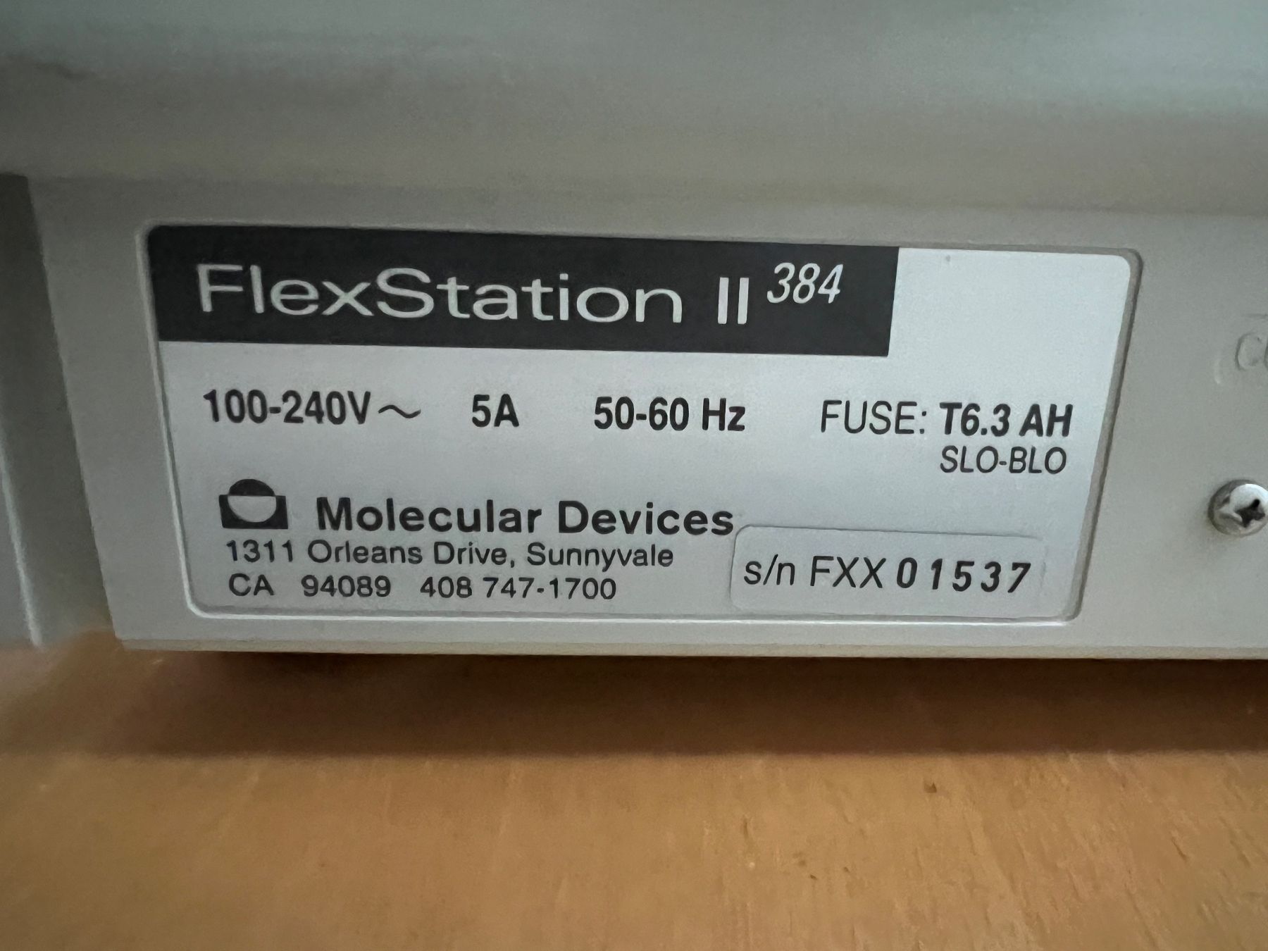 Pellicole: Lecteur de plaques Molecular Devices FlexStation II 384 – Usato da Basel venduto da La.Bonne.affaire 8
