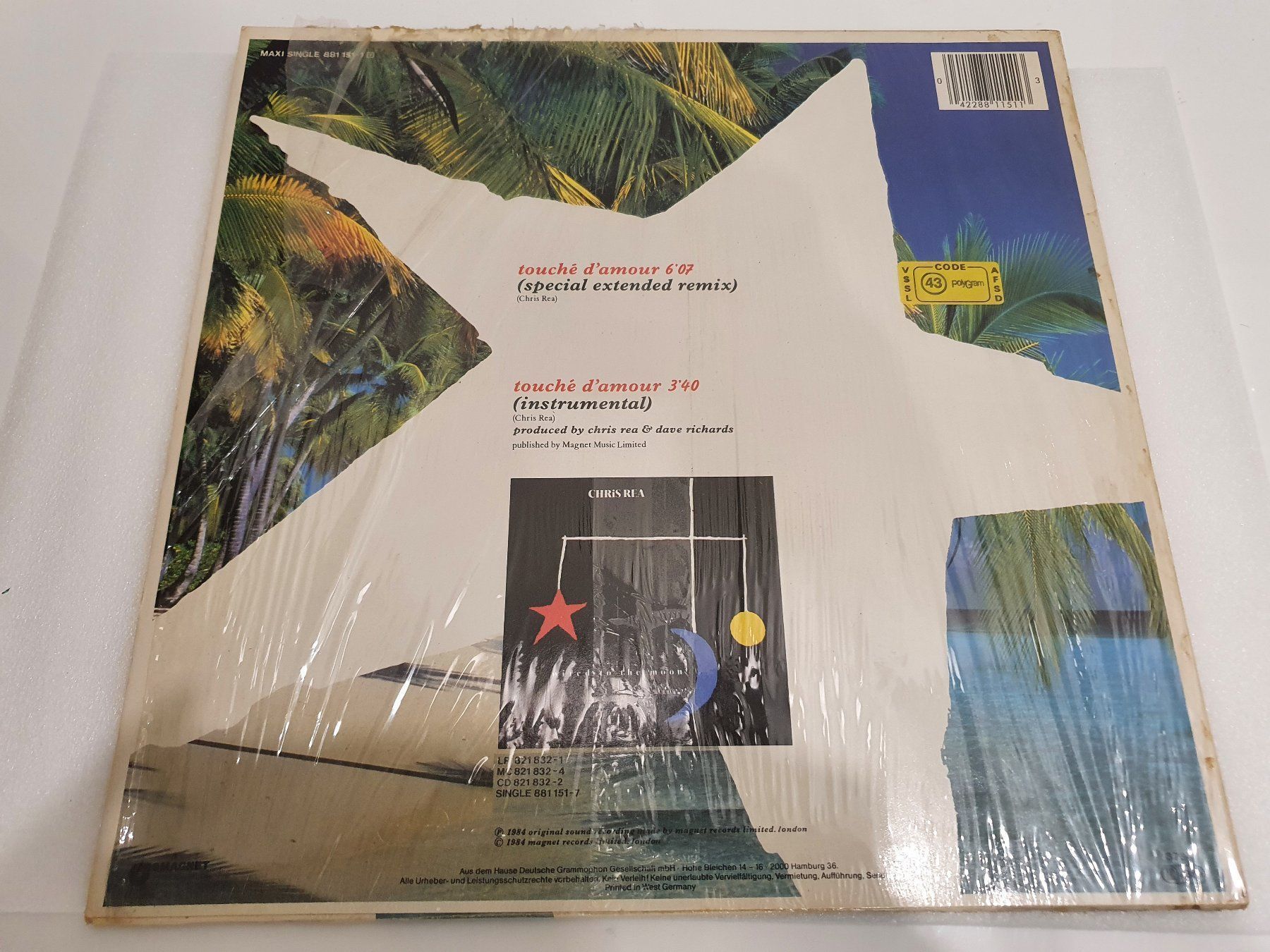 Dischi in vinile: Chris Rea - Touché D`Amour (Maxi, Synth-pop, Disco) – Usato da Uster venduto da Vinyl-Leidenschaft 1