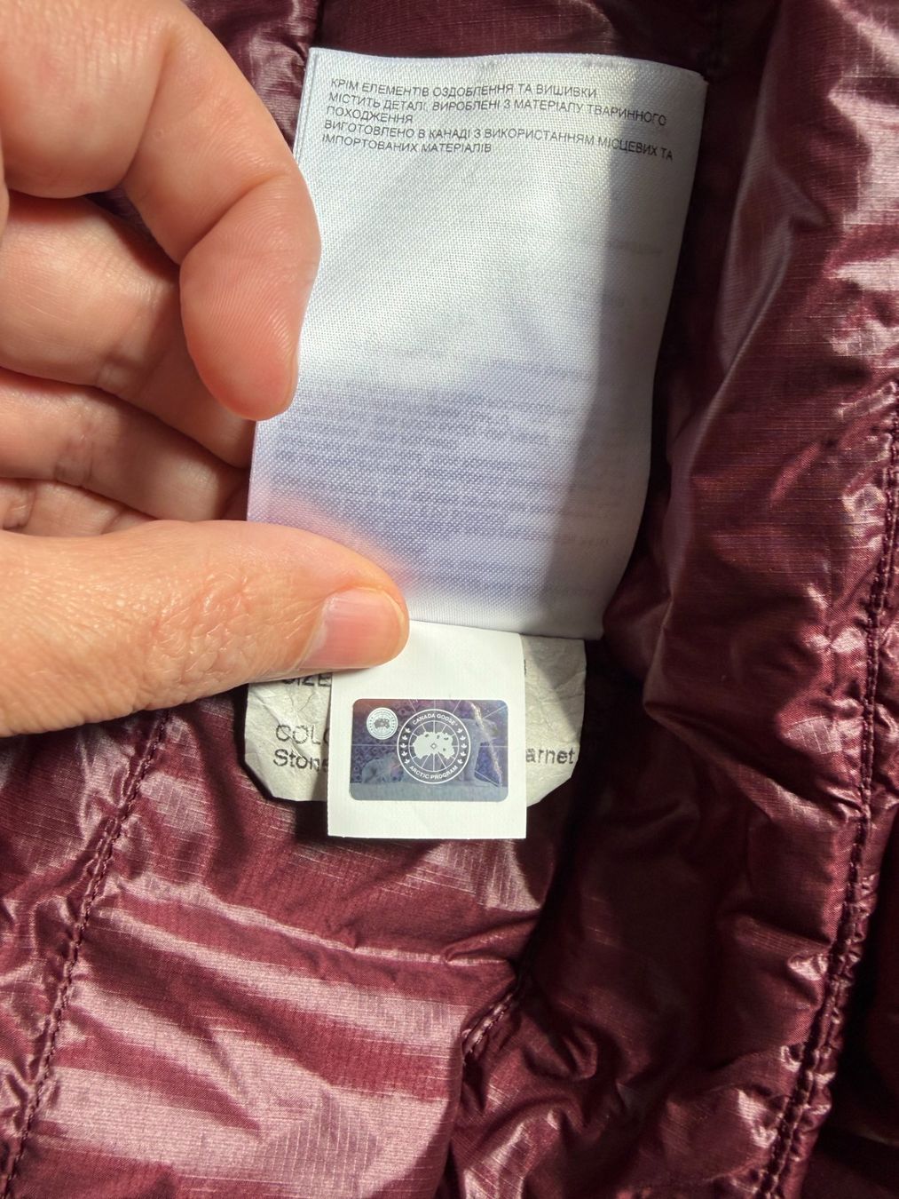 Canada Goose Jacken: Canada Goose Cypress Jacket Black Label /Gr. L /Garnet Stone – Neu (gemäss Beschreibung) aus Hämikon von nightfox7 6