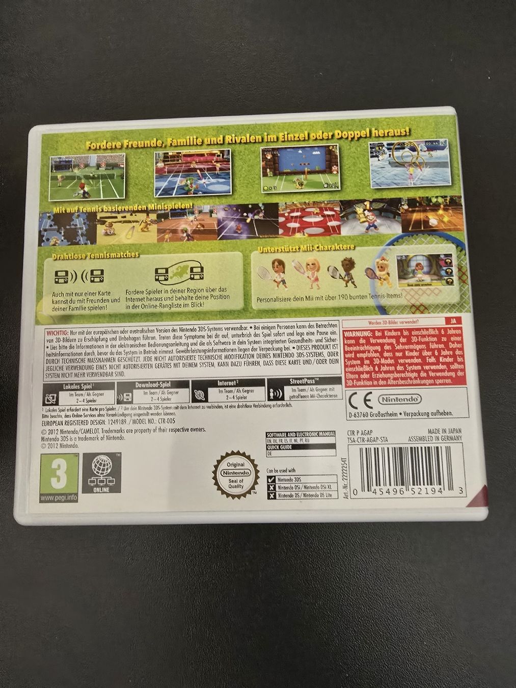 Nintendo Spiele: Mario Tennis Open - Nintendo 3DS – Gebraucht aus Chur von 1996hiphop 1