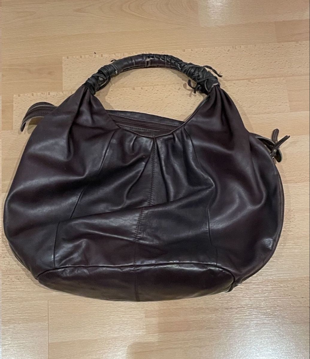 Borse da donna: Damen Handtasche Leder braun gebraucht – Usato da Ostermundigen venduto da infernum 1