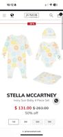 Newborn set gift 4 piece Stella McCartney sun cotton