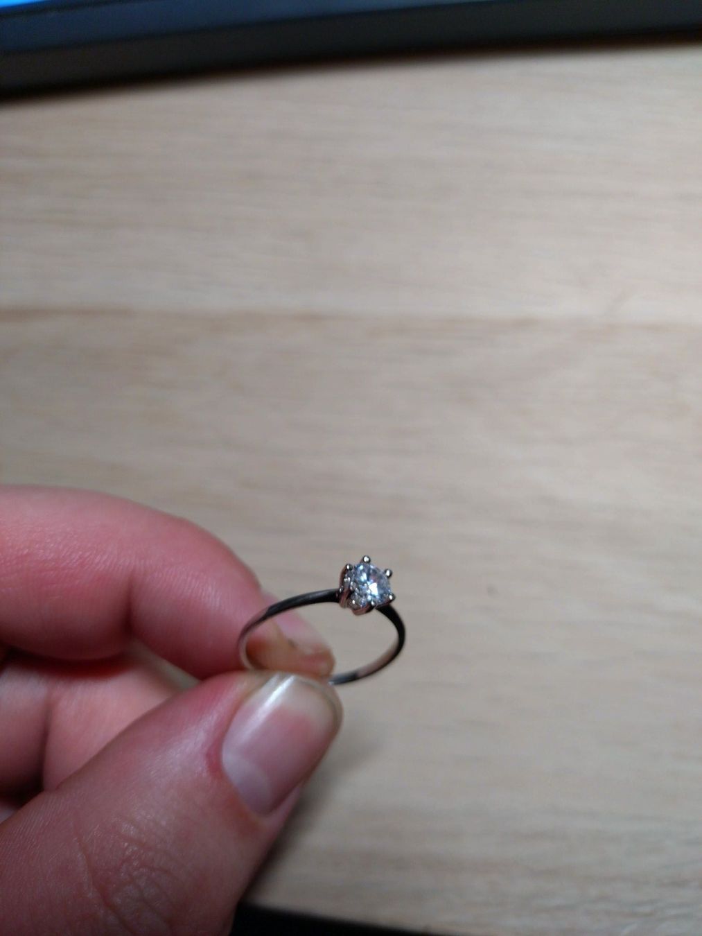 Anelli: Silberring(925er) mit Zirkon – Nuovo (secondo la descrizione) da Baar venduto da sve_6nbd 1