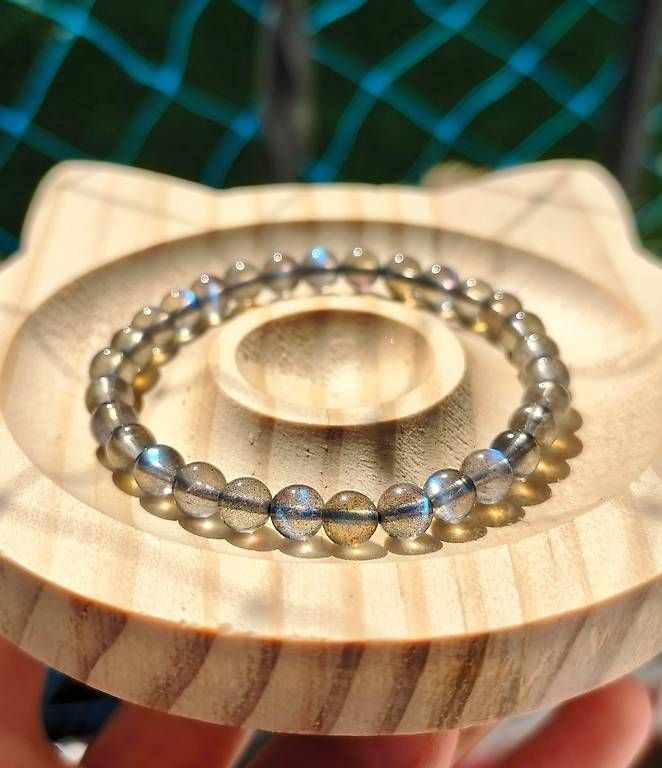 Armbänder & -reifen: Bracelets en labradorite de haute qualité  5.8 – Gebraucht aus Ursy von tan_8qdl