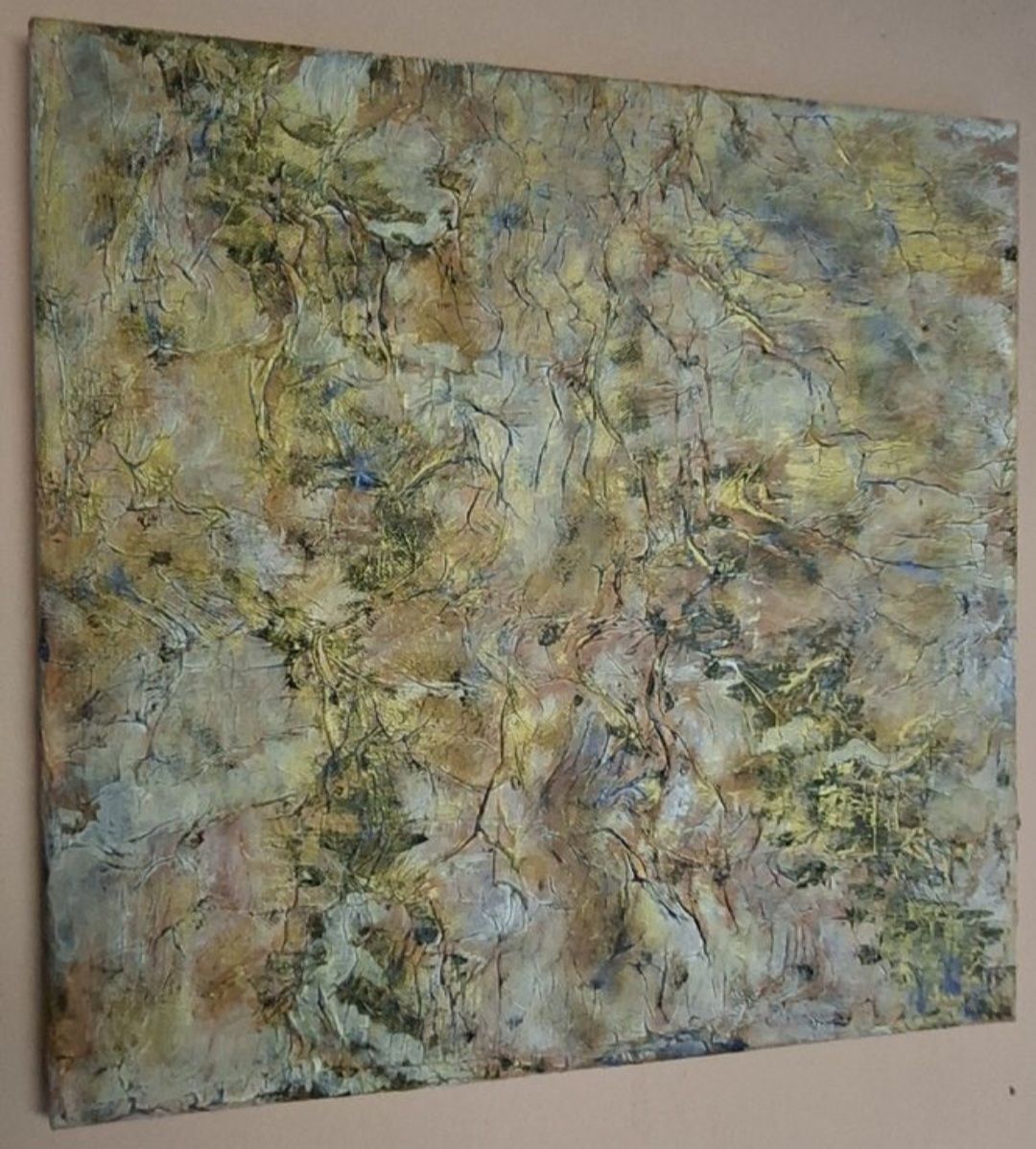 Tableaux: Gemälde mit Strukturmasse handmade 40×40 – Neuf (Voir description) à Riehen par Steinbock1970 1