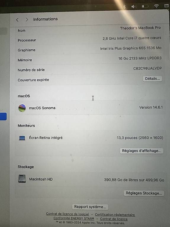 Notebooks: MacBook Pro 13 pouces, 2019, Thunderbolt 3   – Gebraucht aus Leysin von sim_5tqw 3