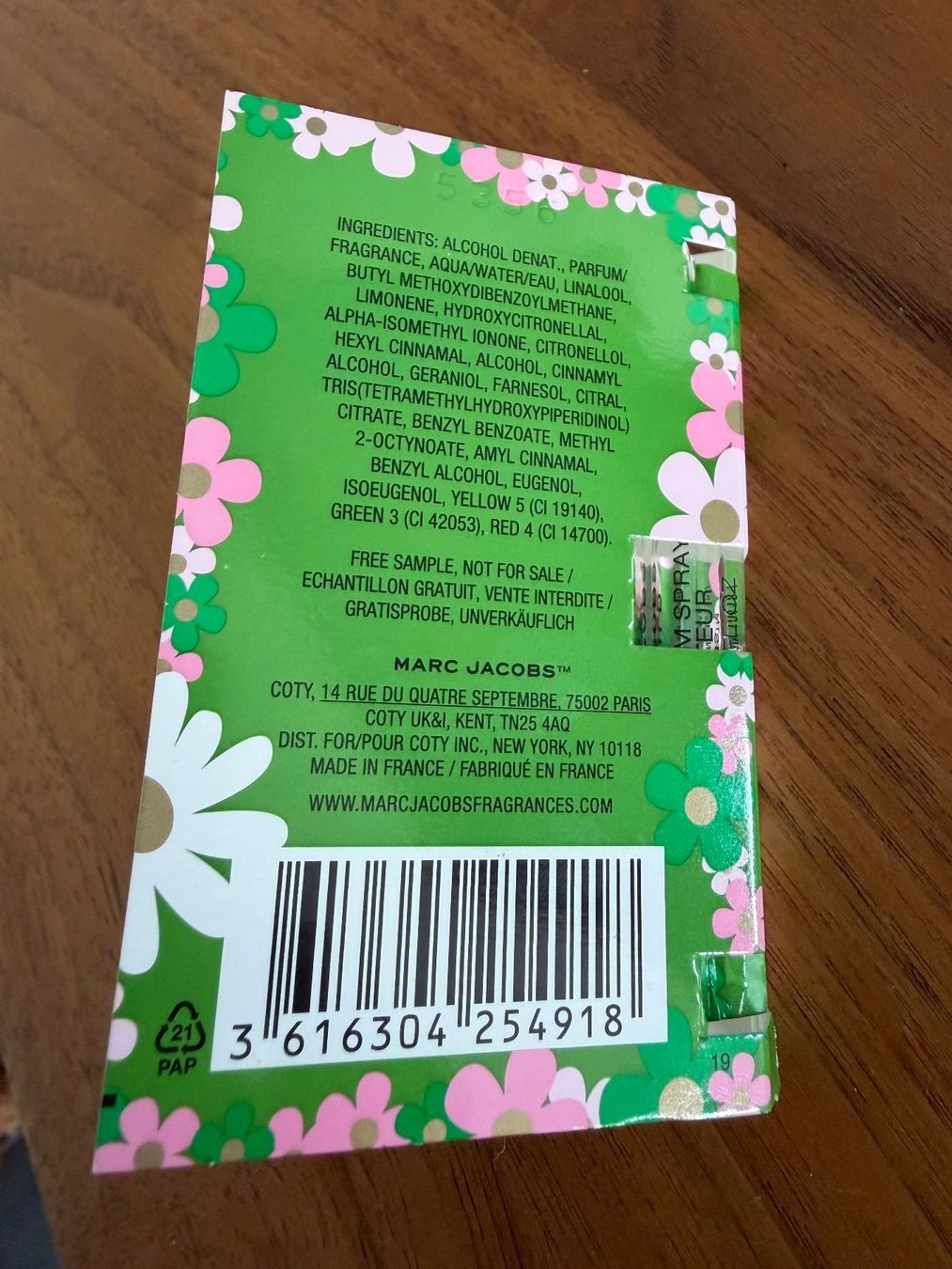 Marc Jacobs Profumi & Eau de Toilette: Parfum Marc Jacobs Daisy Wild 1.2 ml Probe – Nuovo e nell'imballaggio originale da Wilen b. Wollerau venduto da rosmarin13 1