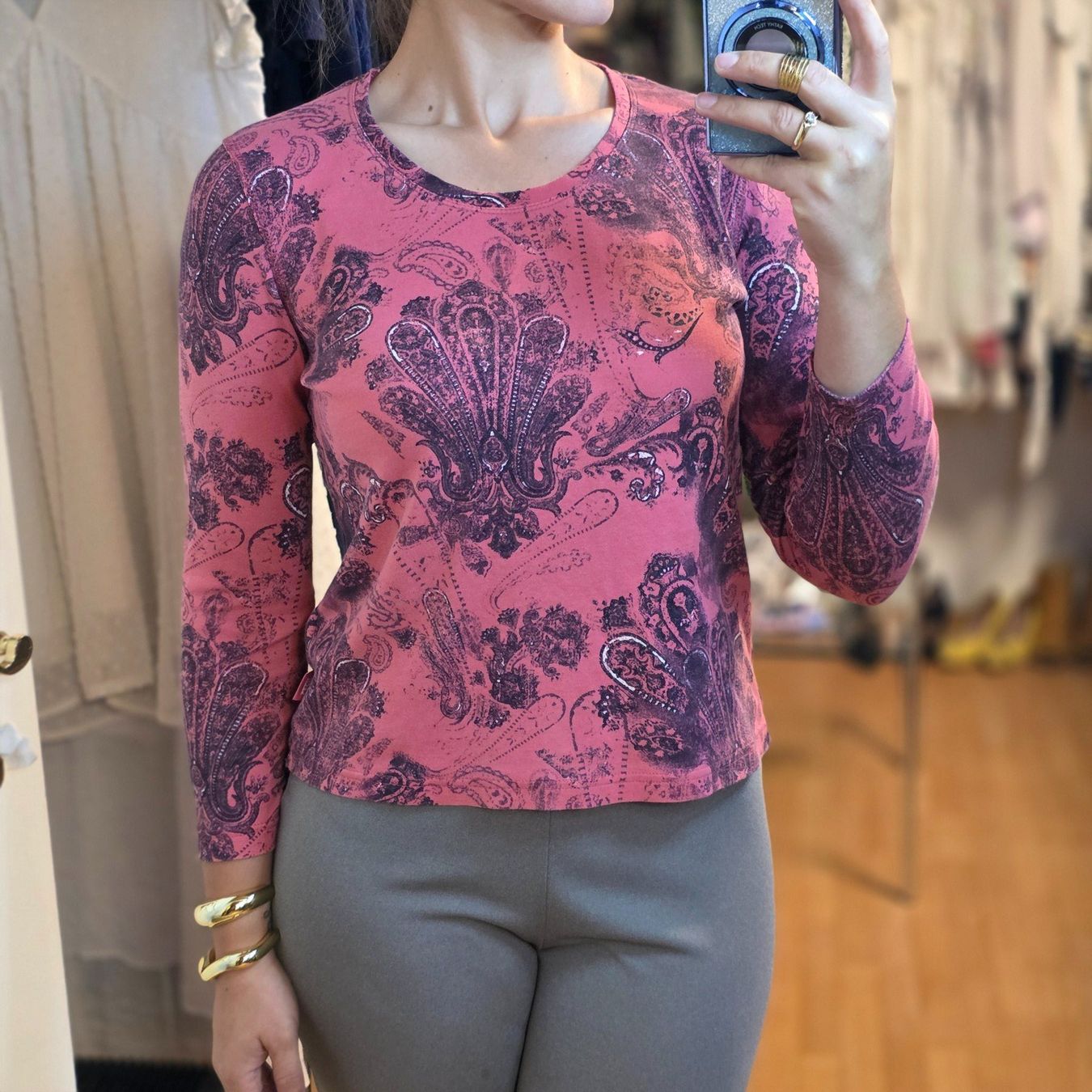 Cecil Camicette: CECIL Shirt Langarm Rosa Gr. M – Usato da Wald ZH venduto da CapLux 1