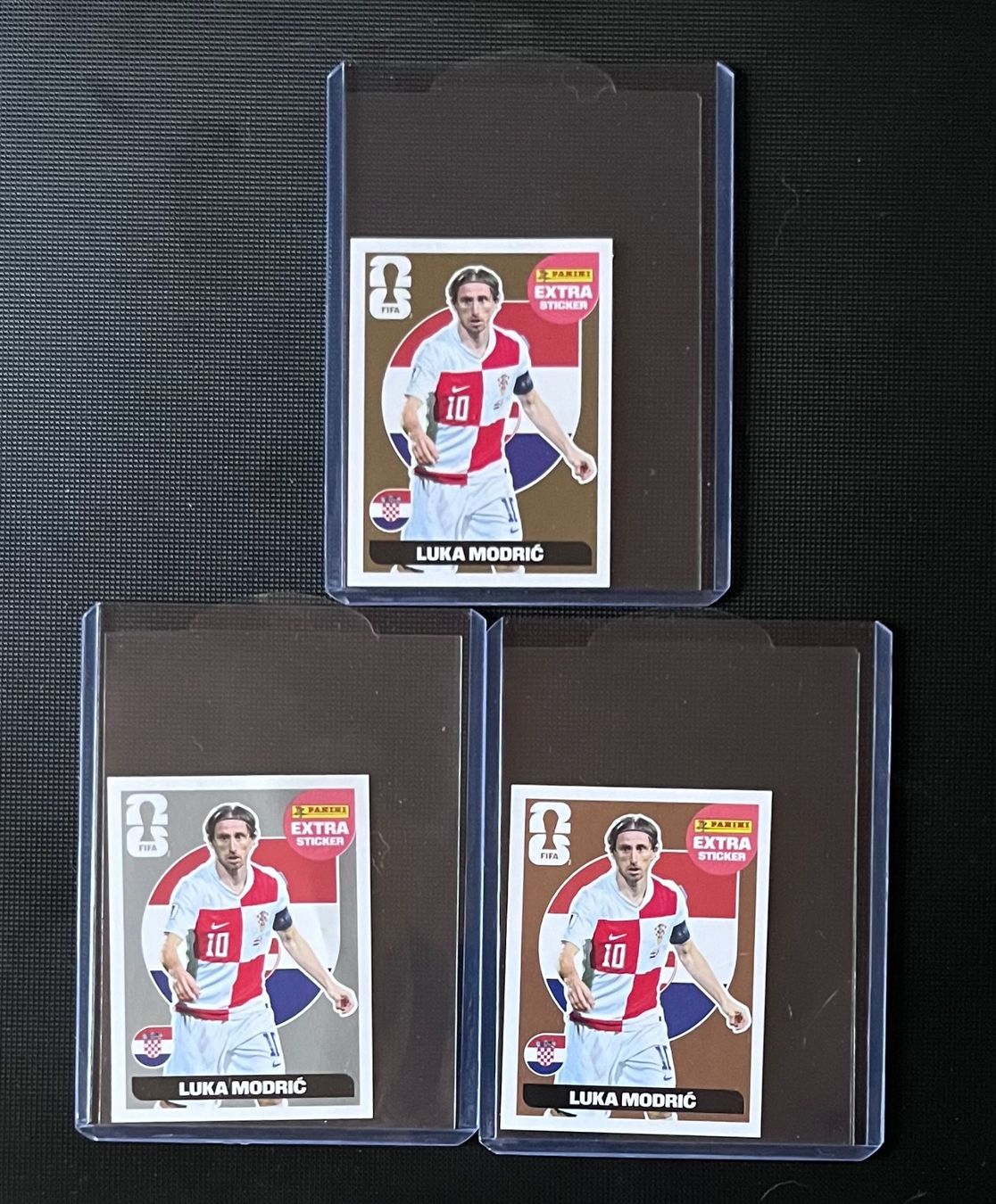 Panini Cartes à collectionner: Modric Bronze / Silver / Gold Panini Extra Sticker 2026 – Neuf (Voir description) à Villeret par Ma_To