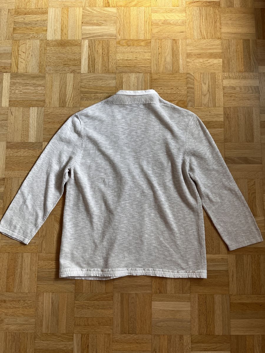 Jacken: PUBLIC Strickjacke beige Gr. 40 Leinen-Mix – Gebraucht aus Zürich von Kleanthy 5