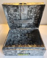 Vintage Blechkiste Verzinkt Industrial Metallkiste Box 