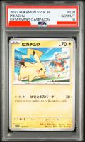 Pokemon PSA 10 Pikachu 120/SV-P Promo – Gym Event Campaign