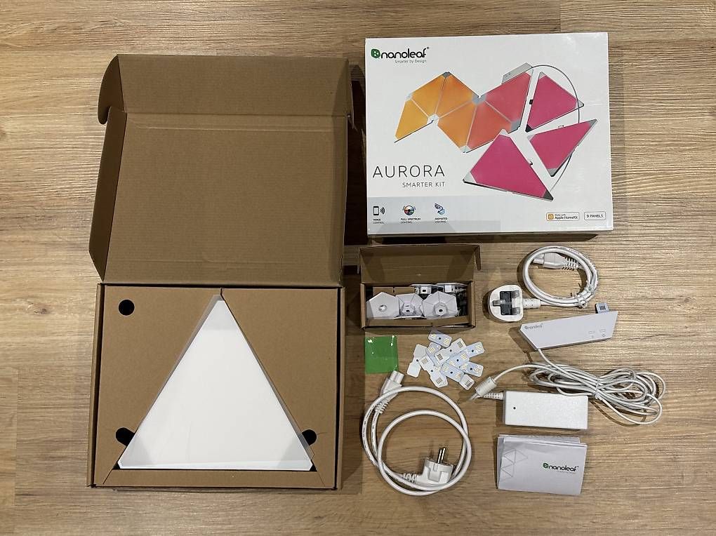 Lampade: Nanoleaf Light Panels Smart Home Aurora Starter Kit – Usato da Mogelsberg venduto da mhl_99dz 1