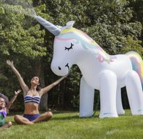 Einhorn aufblasbar - Wassersprinkler