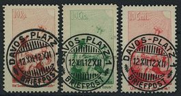 1912 - Pro Juventute - Vorläufer dt·fr·it - ET Voll Stempel