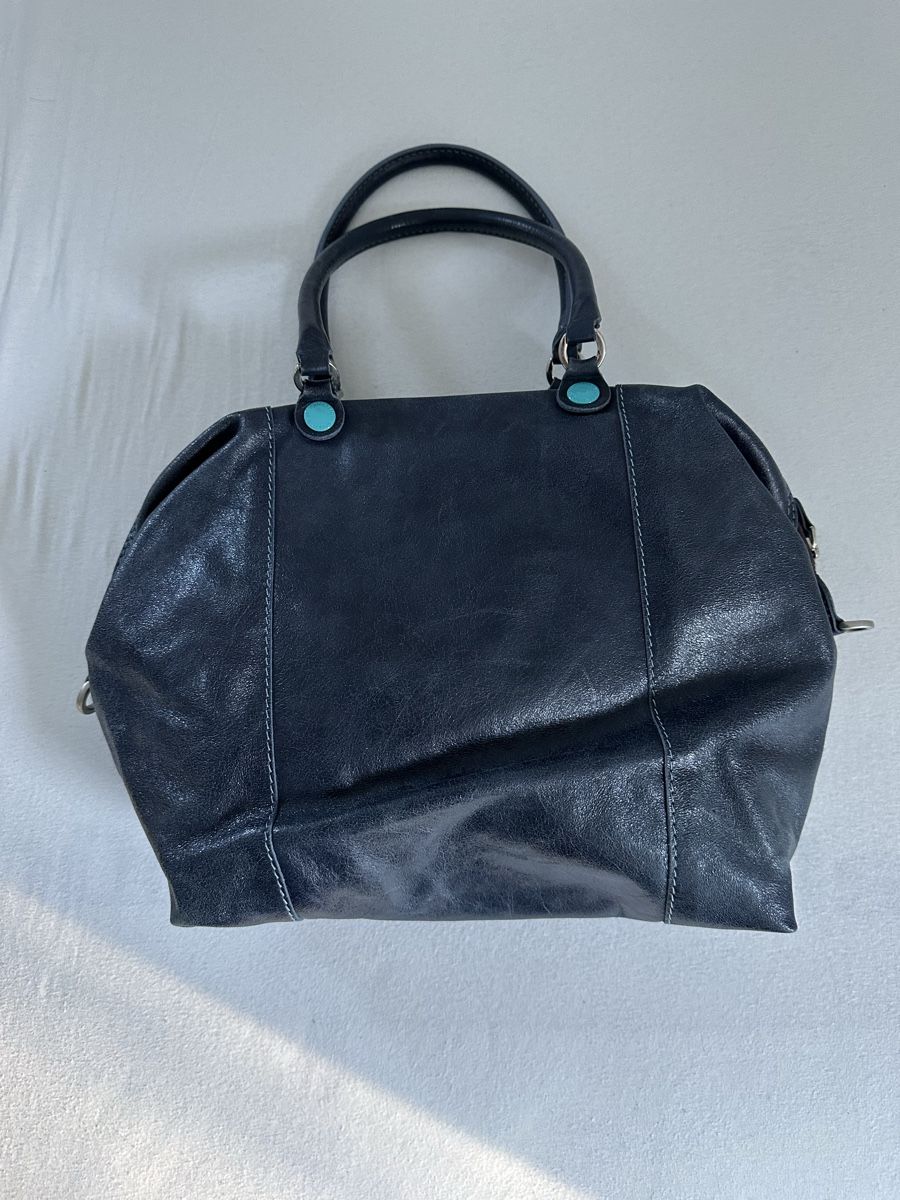 Gabs Borse da donna: Gabs Ledertasche - Dunkelblau, Top Zustand – Usato da Schaffhausen venduto da Guckyy 2