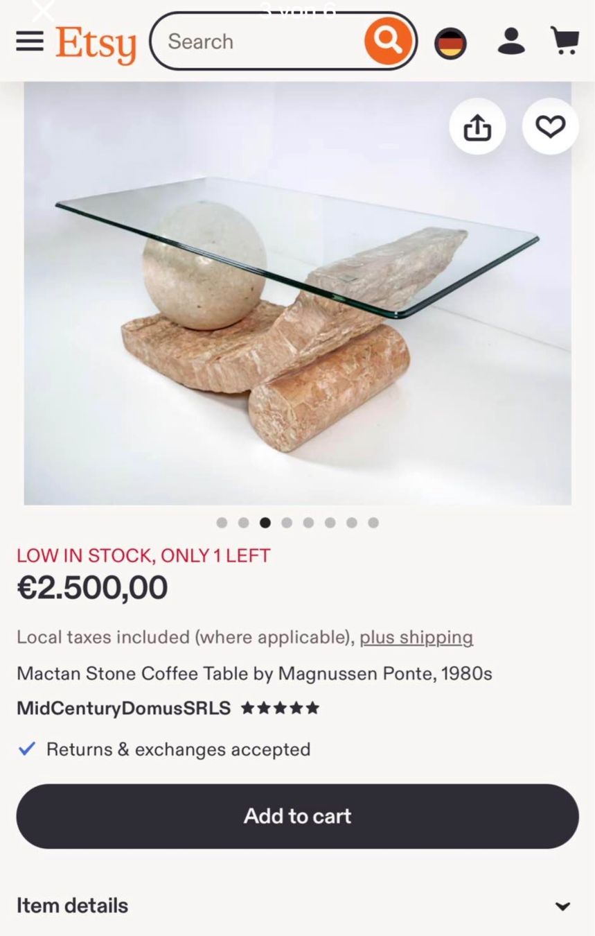 Tische: Coffee Table - Post modern – Gebraucht aus Zürich von Marcel_1964 4
