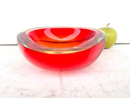 Schale Murano Glas Vintage Bowl Vide Poche Space Age