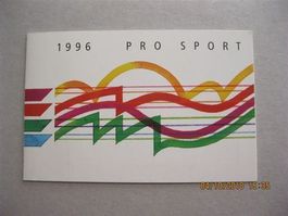 1996 Pro Sport Markenheft postfrisch